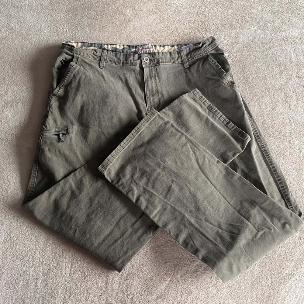 Weatherproof Khakis/Jeans Relaxed Fit 40x34  Green